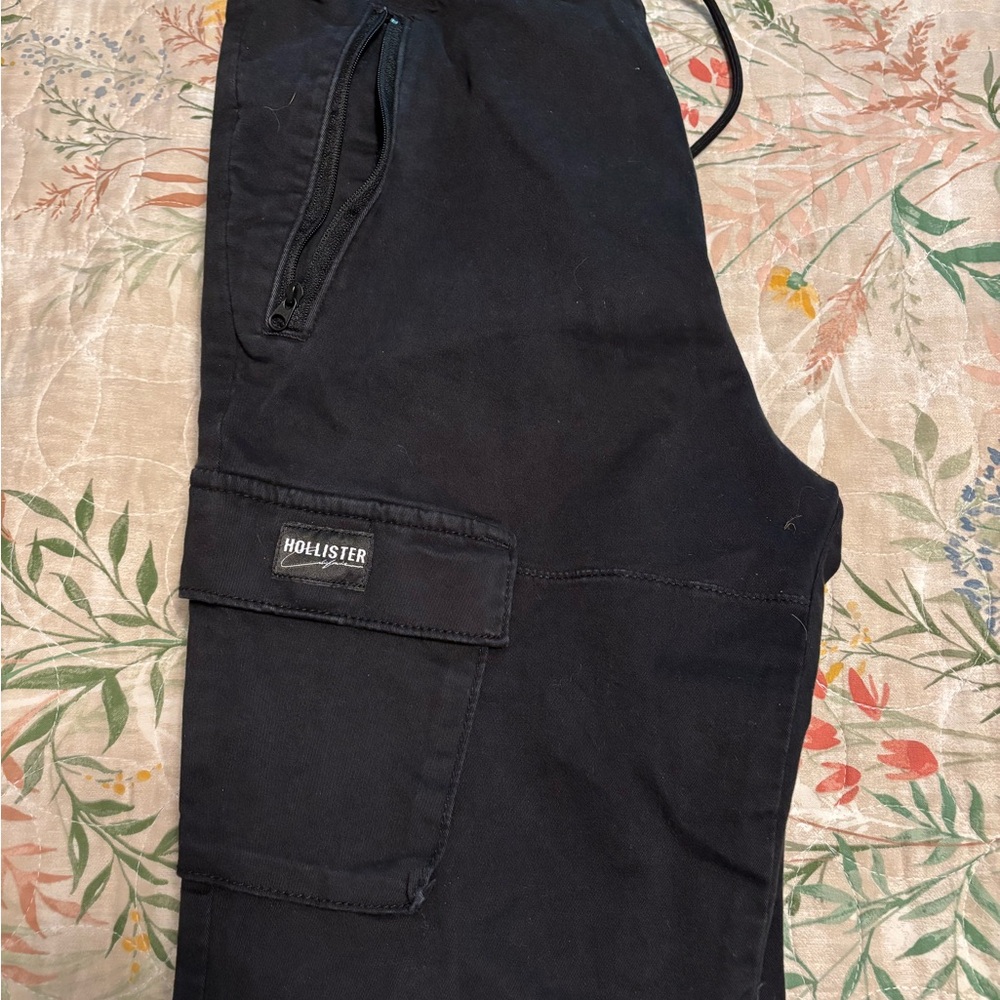 Hollister Men's Black Cargo Pants XS joggers